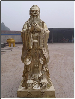 各種孔子坐像雕塑