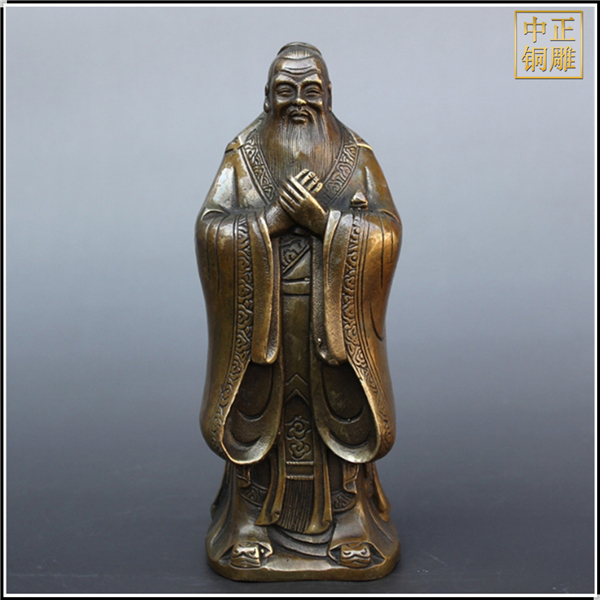 旺學業孔子像雕塑